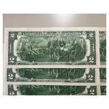 Ten Sequential $2 Bills