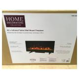 Home Decorators Collection 42 in. Wall Mount Electric Fireplace (Retails for $199)