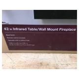 Home Decorators Collection 42 in. Wall Mount Electric Fireplace (Retails for $199)