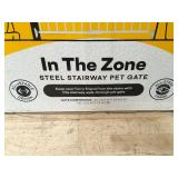 Every Yay Steel Stairway Pet Gate 24"-40.5"W x 28.5"H