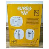 Every Yay Steel Stairway Pet Gate 24"-40.5"W x 28.5"H