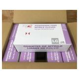 Case of TAC Powdered Free Nitrile Gloves Size Large