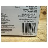 Defiant Square Fingerprint Matte Black Electronic Single Cylinder Deadbolt Wi-Fi Enabled Powered by Hubspace