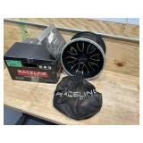 Raceline Wheels A77 MAMBA UTV/ATV Wheel Black Machined Finish 12x7" 4x156", 5 mm offset/(4.2"B/S)