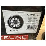 Raceline Wheels A77 MAMBA UTV/ATV Wheel Black Machined Finish 12x7" 4x156", 5 mm offset/(4.2"B/S)