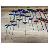 Lot of T-Handle Hex Keys, Allen Wrenches and Precision Slotted Screw Drives