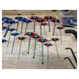 Lot of T-Handle Hex Keys, Allen Wrenches and Precision Slotted Screw Drives