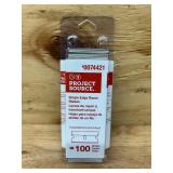 Project Source Lot of 6 Packs of-  18mm Stainless steel Utility Razor Blades ( 100 Per Pack )