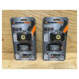 (2) Klein Tools Outdoors - Rechargeable 2-Color LED Headlamp, BBM6414, 800 Lumens, 3 Modes, Spot Light, Flood Light, RED LED, Magnetic, for Hiking, Camping, Hunting, or Fishing use 0522510