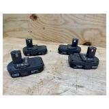 (4) Ryobi Batteries