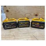 (3) DeWALT Batteries.