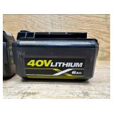 (3) Ryobi Batteries