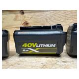 (3) Ryobi Batteries