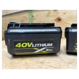 (3) Ryobi Batteries