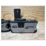 (4) Ryobi Batteries