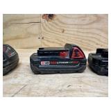 (3)  Milwaukee Batteries