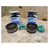 (2) KOHLER 231847-S Engine Air Filter For K161 And K181