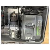 FLEX 24V Brushless Cordless 1/2-Inch 1,400 In-Lbs Torque 2-Speed Drill Driver Turbo Mode Kit with 2.5Ah, 5.0Ah Lithium Batteries and 160W Fast Charger - FX1171T-2B