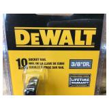 10-piece Socket Rail 3/8" Dr. DeWalt Model # DWMT81546 - 0502256