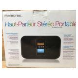 App-Enhanced Portable Stereo Speaker Memorex™