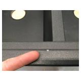 Black 33" Double Basin Kitchen Sink (Cracked)