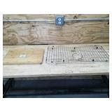 Black 33" Double Basin Kitchen Sink (Cracked)