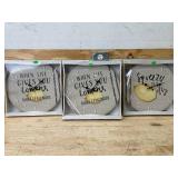 Lot of 3 - Wall Hanging Clocks