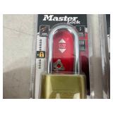 2 New Masterlock 4 Digit Combo Locks