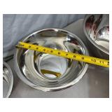 4 New Bene Casa Stainless Steel Mixing Bowls