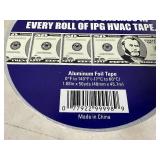 3 New Rolls of Foil HVAC Tape