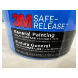 New 3 Pack of 3M Safe-Release Blue Painters Tape