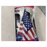 New 3 x 5 ft American Flag with Pole and Bracket