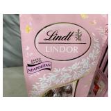 4 New Bags of Lindt Special Edition Neapolitan White Chocolate Truffles.