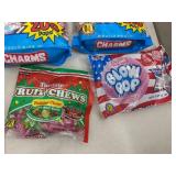 Assorted Candy, Dots, Suckers, Tootsie Rolls, and More