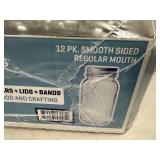 12 New Anchor Hocking Canning Jars - 1 Quart Regular Mouth