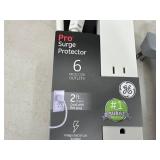 New GE Surge Protector and 9 ft Fabric Covered Extension Cord