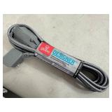 New GE Surge Protector and 9 ft Fabric Covered Extension Cord