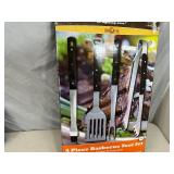 New 4 Piece BBQ Tool Set
