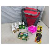 New Backpack Cooler, Cleaning Supplies, Sponges, Lighter, and More