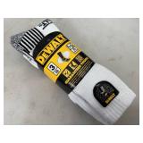 3 New Pairs Dewalt Heavyweight Cotton Work Socks