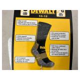 3 New Pairs Dewalt Heavyweight Cotton Work Socks