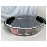 New Large Enamel Roaster Pan with Lid