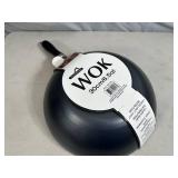 New 6.5 Quart Metal Wok Pan