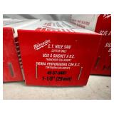 4 New Milwaukee Carbide Tooth Hole Saws - 4 Sizes