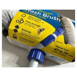New Telescoping Flow Through Hose Wash Brush