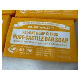 30 New Dr Bronners Travel Sized Liquid and Bar Soaps