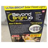 New Beyond Bright X3 Solar Powered Floodlight