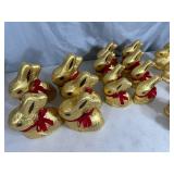Large Lot of Lindt Lindor Chocolate Bunnies