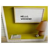 New Message Board with Letters