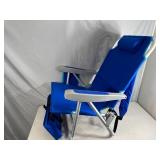New Backpack Beach Chair with Cooler